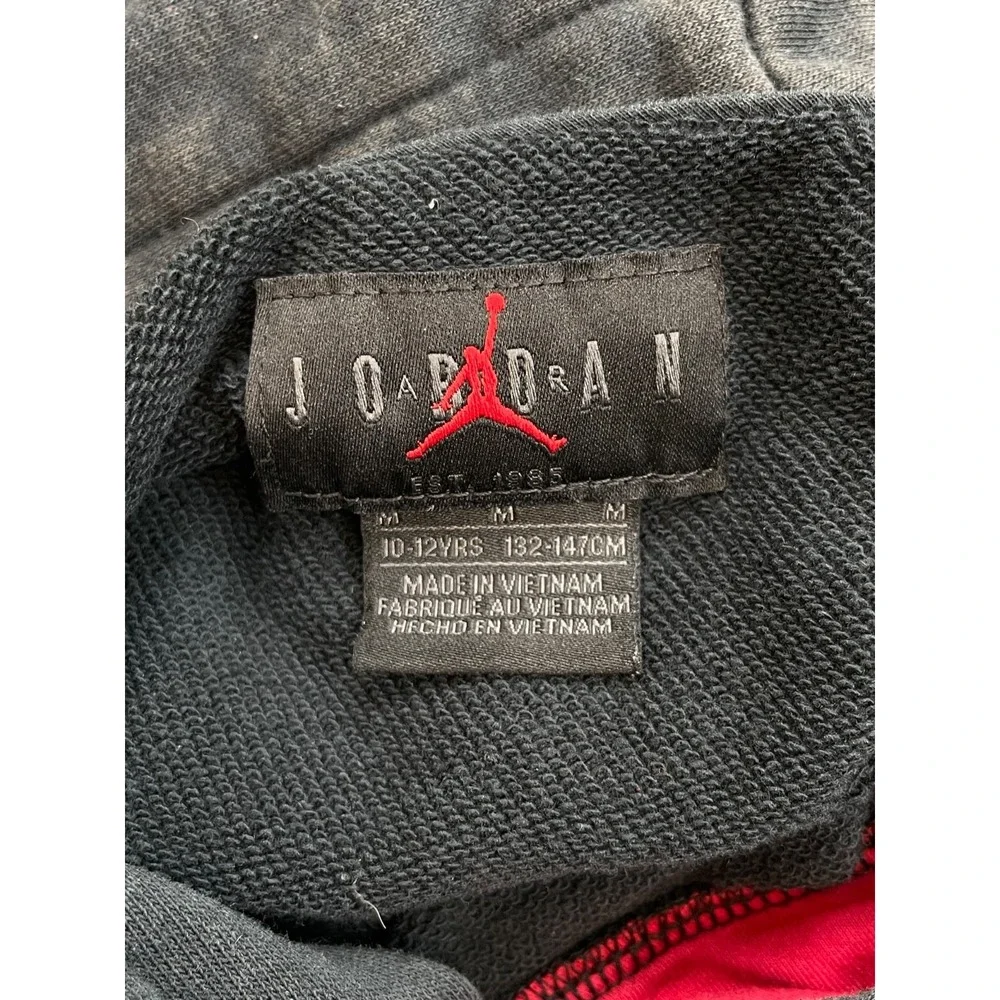 Nike Air Jordan Hoodie Boys Medium (10-12 Yrs) Cotton Blend Jump Man